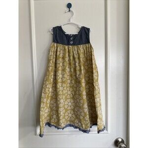 Oopsie Daisy Girls Size 7 Dress Yellow Floral